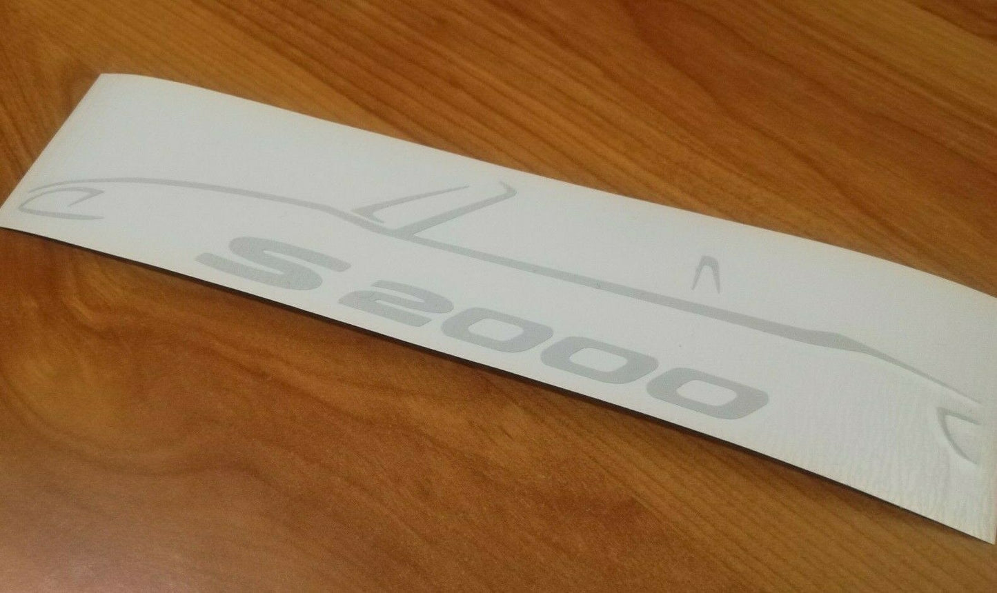 S2000 S2K Wind Deflector Sticker - Fits s2000 Vtec F20C - Decal