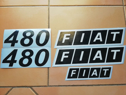 480 Tractor Fiat - 80 Series Decal Fits Fiat - DT - 1880 - Decals Stickers