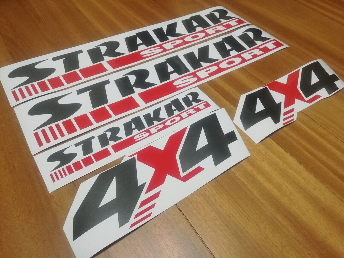 Decals Strakar Sport L200 - Fits Mitsubishi 4x4 AWD Dakar - Reproduction Sticker