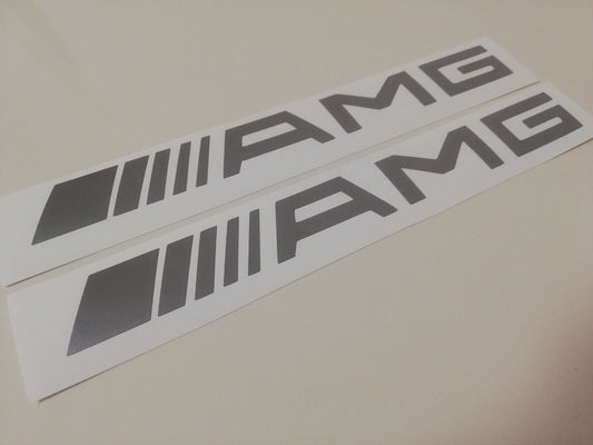 AMG lettering Side Decals - Fits Benz AMG 300E CLK CLA C63 E63 - Sticker