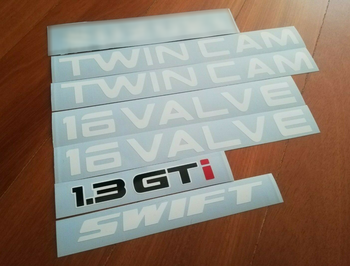 Swift 1.3 GTi 16 valve - Fits Suzuki Reproduction - Decal / Sticker kit