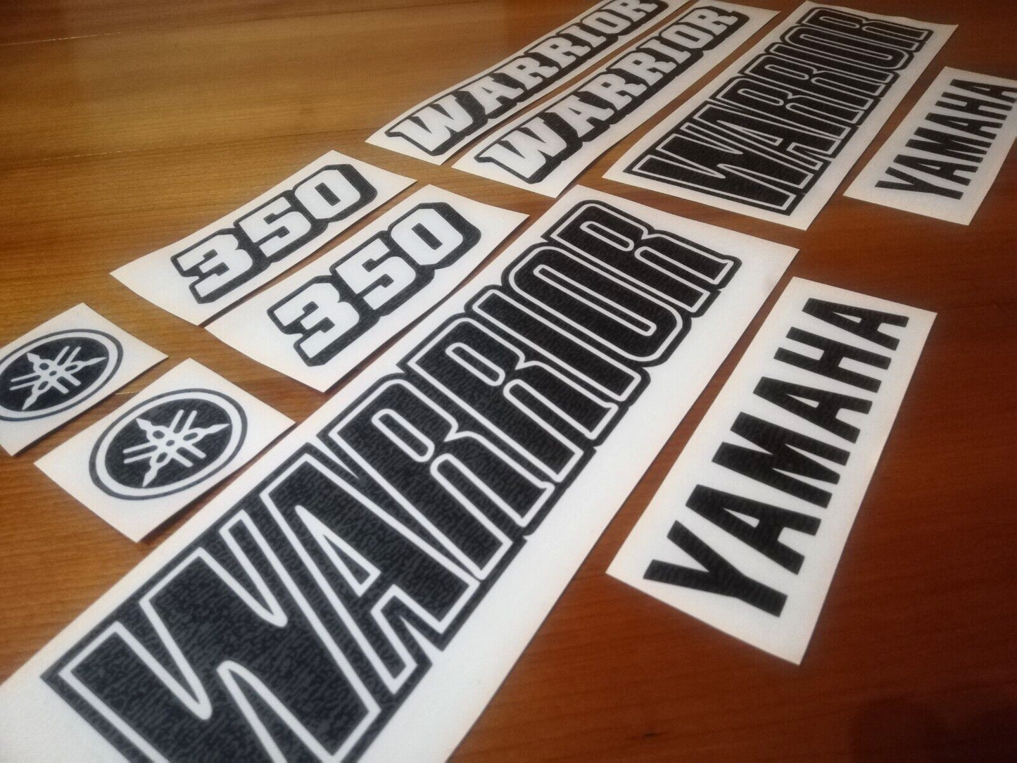 Warrior 350 - YFM Quad Decals - 4x4 ATV - Fits Yamaha - Sticker Kit