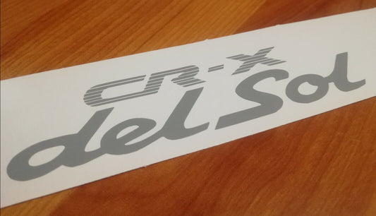 Decal Fits Civic CRX Delsol VTi - Rear Stickers Kit Decal - Fits Del Sol