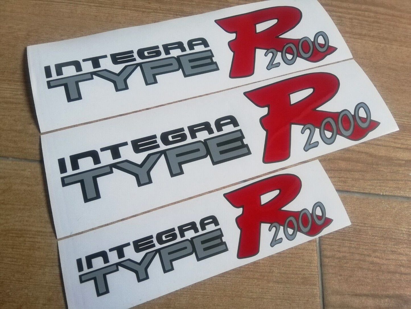 Integra DC2 Type R 2000 - Fits DC2 B18 - Reproduction Side Decal / Stickers